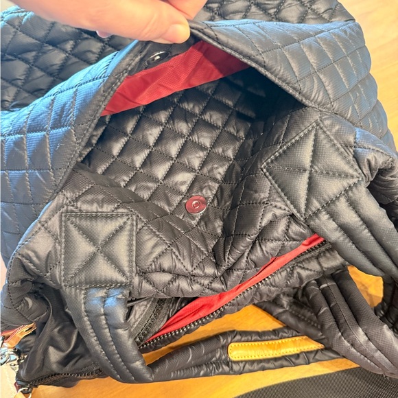 MZ Wallace X Lingua Franca LIMITED EDITION Black Give a Damn Metro Tote NEW - Picture 11 of 13